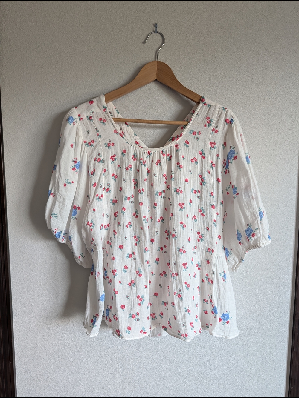Free People Chloe Printed Top Tea Combo - Picture 5 of 7